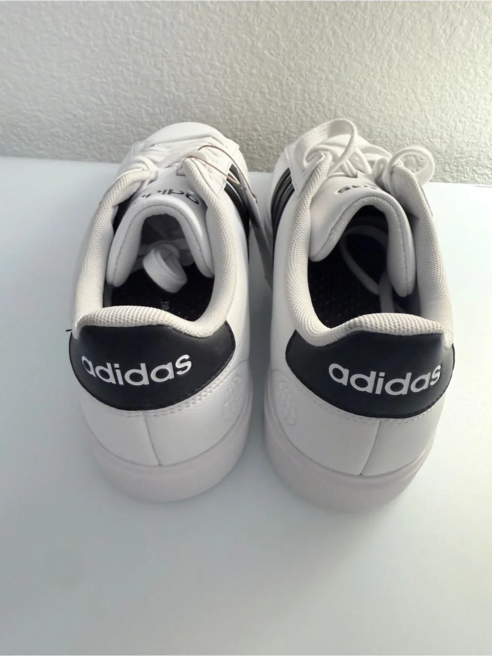 adidas Grand Court 2.0 White with Black Stripes